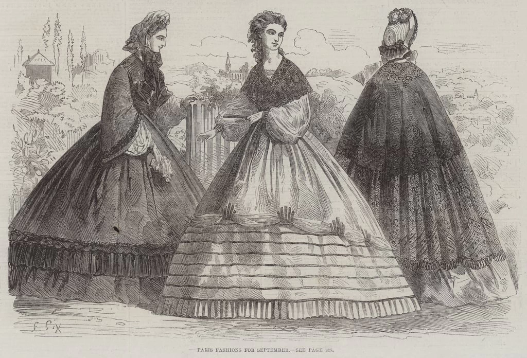 Frederic Theodore Lix - Moda di Parigi per settembre